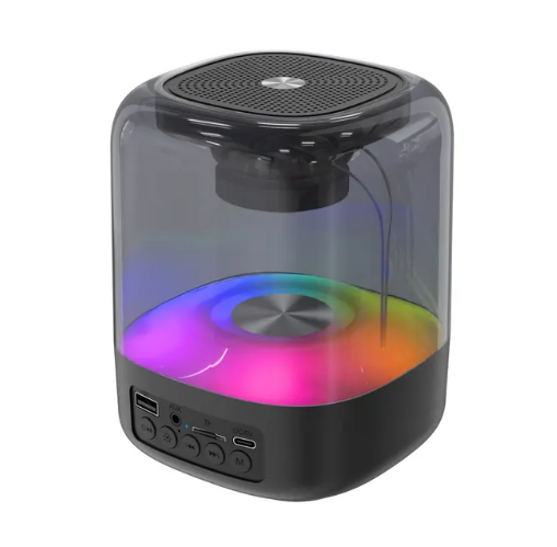  Haut-parleur Portable Bluetooth 5.0, lumières rvb, son HD, Mini haut-parleur de bureau sans fil pour fête à domicile, voyage en plein air 