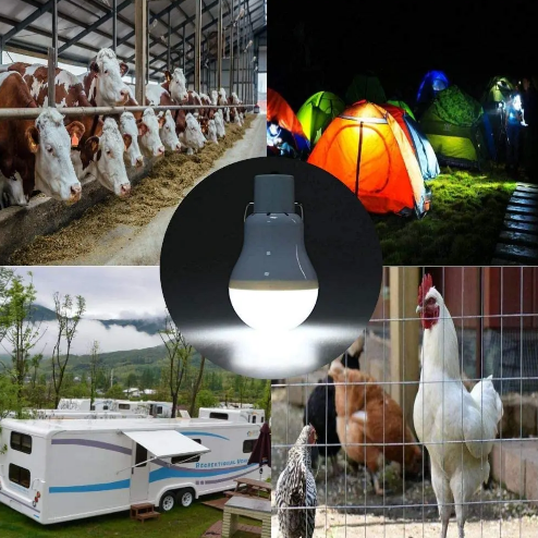 LED Lampe Solaire Ampoule En Plein Air