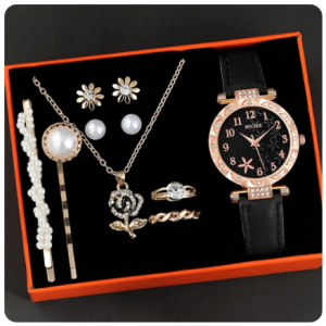 Montre et bijoux à quartz pour femmes