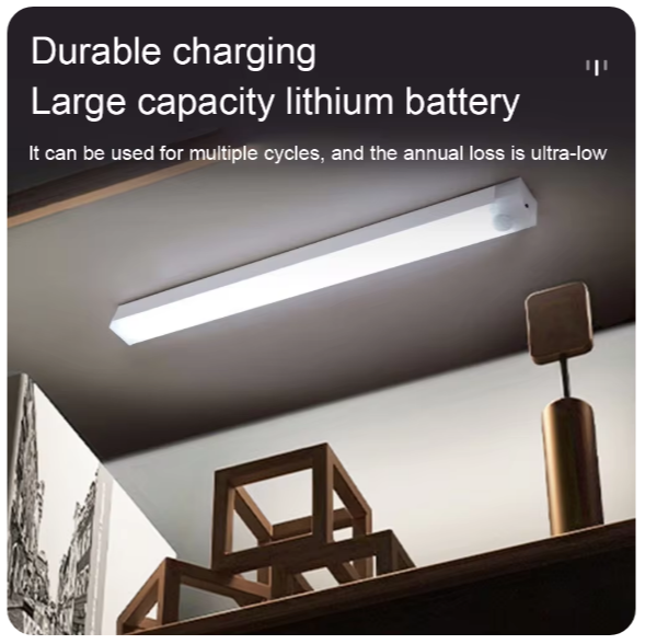 Veilleuse LED sans fil avec détecteur de mouvement, type C