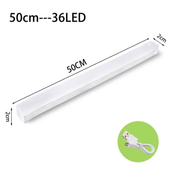 Veilleuse LED sans fil avec détecteur de mouvement, type C