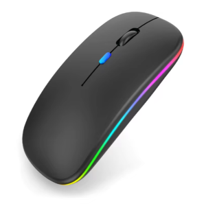 Souris De Charge Lumineux 2.4G USB Sans Fil clic silencieux economique,  2.4GHz, PC
