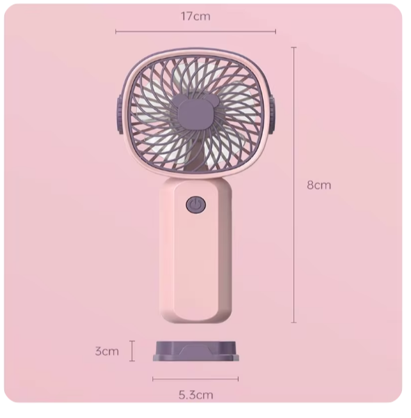 Ventilateur de bureau multifonctionnel, portable, silencieux, petit, chargement USB