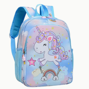 Adorable sac à dos licorne pour filles, léger et respirant, sac d'école imperméable