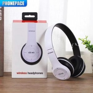 Casque Bluetooth sans fil P47 avec microphone, son stéréo, écouteurs, casques de jeu