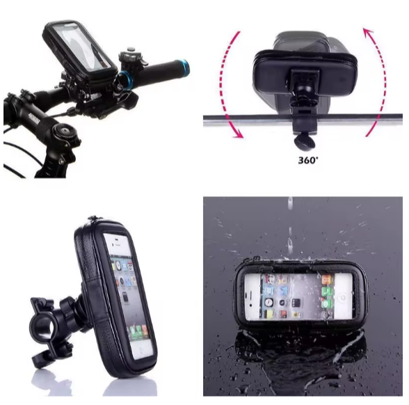 Support de téléphone étanche pour vélo et moto, étui pour iPhone Samsung 6.3 pouces