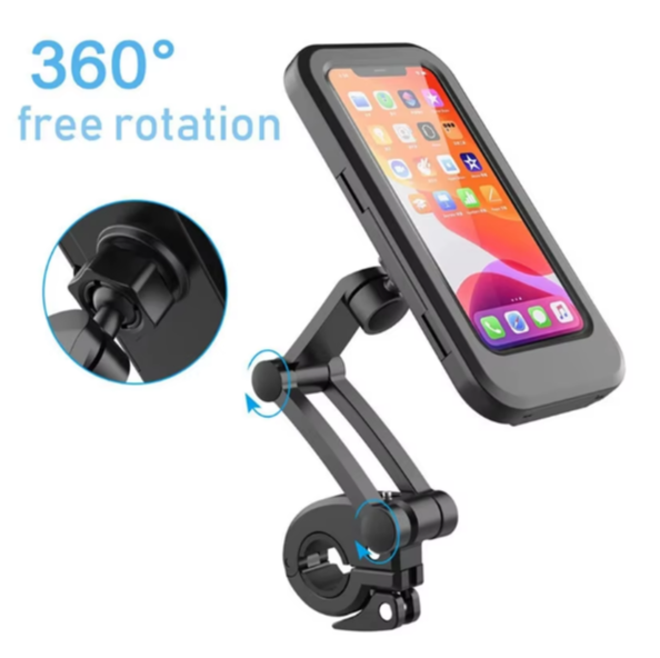 Support de téléphone portable étanche pour moto et vélo, support de téléphone portable