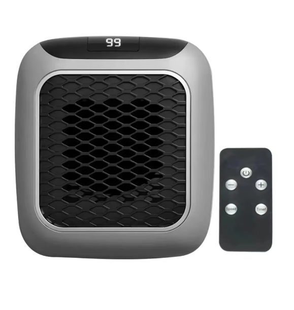 Mini chauffage domestique avec télécommande, chauffage thermique mural, chauffage électrique en céramique PTC, 800W