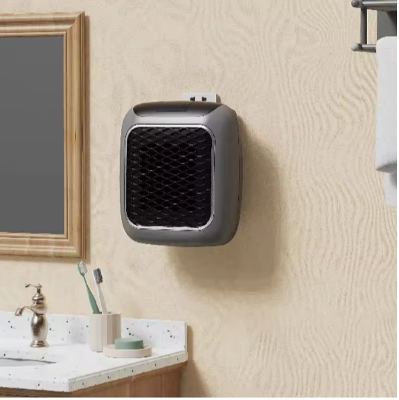Mini chauffage domestique avec télécommande, chauffage thermique mural, chauffage électrique en céramique PTC, 800W