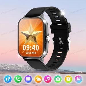 montre intelligente à écran tactile de 4,6 cm pour hommes et femmes, batterie de 180 mAh