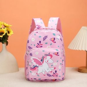 Sac à Dos licorne pour Filles , Sac d'École en Nylon Léger