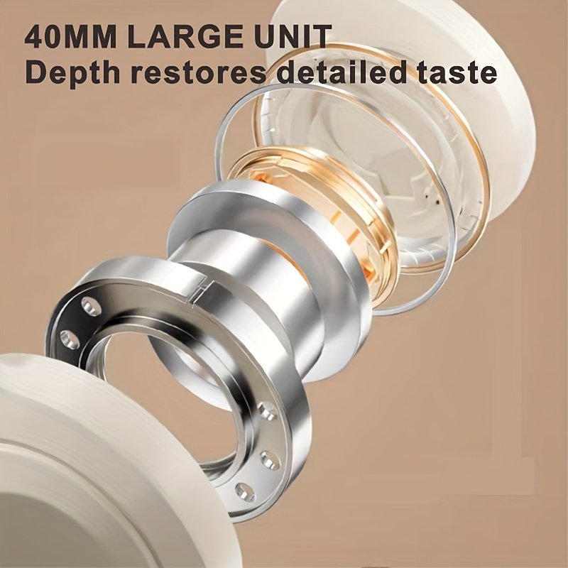 Casque Sans Fil pliable avec Micro , Carte memoire , USB type C