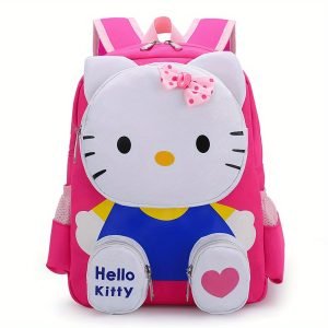 sac à dos hello kitty pour fille primaire Nylon , Idéal pour l'École et à l'Extérieur