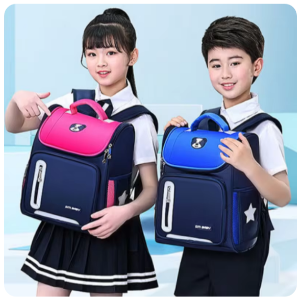 Sac à dos SMBABY pour élèves du primaire filles, grande capacité 42cm , pour l'école et les voyages
