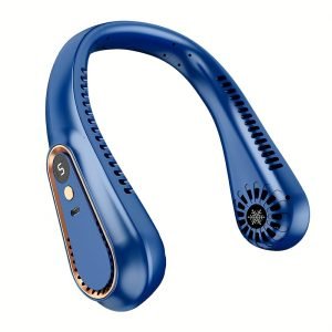 Ventilateur Numérique Élégant et Portable avec Affichage, Ventilateur à Chargement USB pour Bureau et Utilisation Extérieure