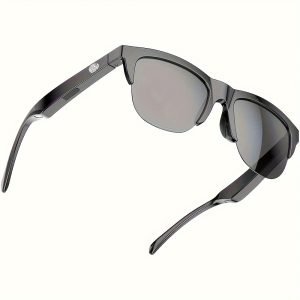Lunettes Intelligentes Sans Fil pour Musique en Mode Ouvert, Vision Claire & Appels Mains Libres, Son Ouvert avec Micro & Haut-Parleurs Qualité Son HIFI