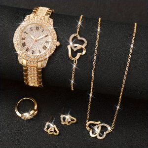Ensemble Montre Décontractée sans Boite 6 pièces pour Femmes