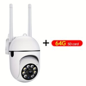 Caméra Marque JOOAN 1080P avec Carte SD 64G  de sécurité sans fil, pour la maison intelligente Wi-Fi