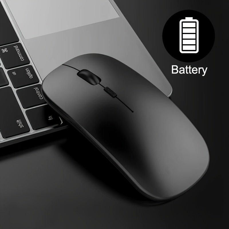 Souris Sans Fil alimenté avec piles , Double Mode 2,4G+BT, Faible Latence, Portable, Idéale Pour Ordinateur Portable/PC, Bureau, Jeux Et Loisirs