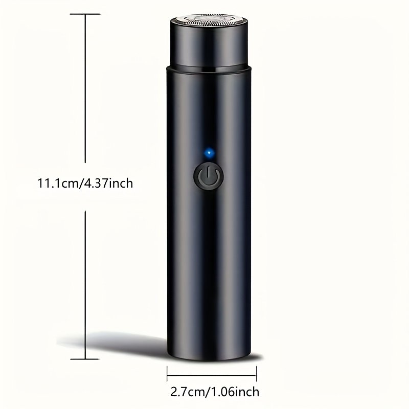 Rasoir Électrique Rotatif FEIYBA pour Hommes - Portable, Moteur Puissant, Charge USB-C, Batterie Longue Durée, Design Élégant