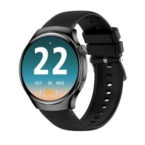 Montre Connectée Homme - Appels Sans Fil, Écran HD Tactile Complet, Bracelet en Silicone Rechargeable par USB - Compatible iPhone et Android