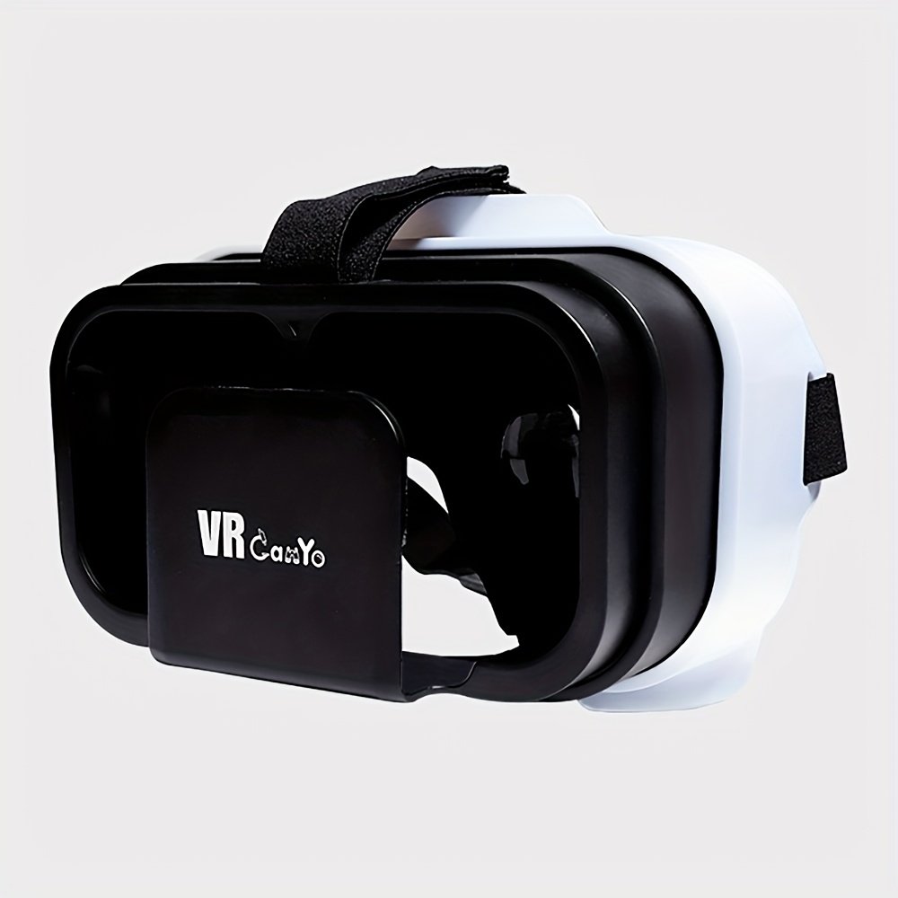 Casque VR Pliable et Élégant avec Lentilles Acryliques HD, Angle de Vue 3D Ultra-Large – Parfait pour les Gamers et les Passionnés de TV, Réalité Virtuelle