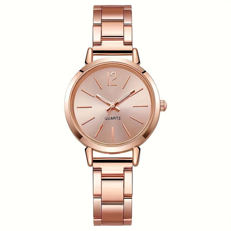 Ensemble Élégant de Montre à Quartz pour Femme sans Boîte , 6 pièces et Bijoux Papillon, Bracelet en Alliage de Zinc