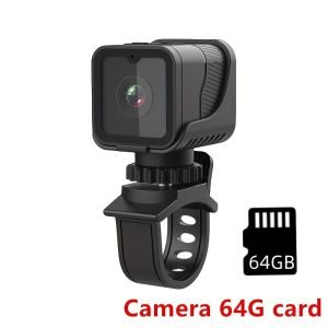 Caméra sans fil HD 1080P avec hotspot WIFI, portable, avec application d'enregistrement, de sports de plein air moto vélo