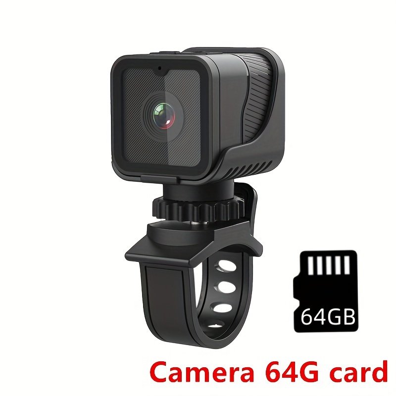 Caméra sans fil HD 1080P avec hotspot WIFI, portable, avec application d'enregistrement, de sports de plein air moto vélo