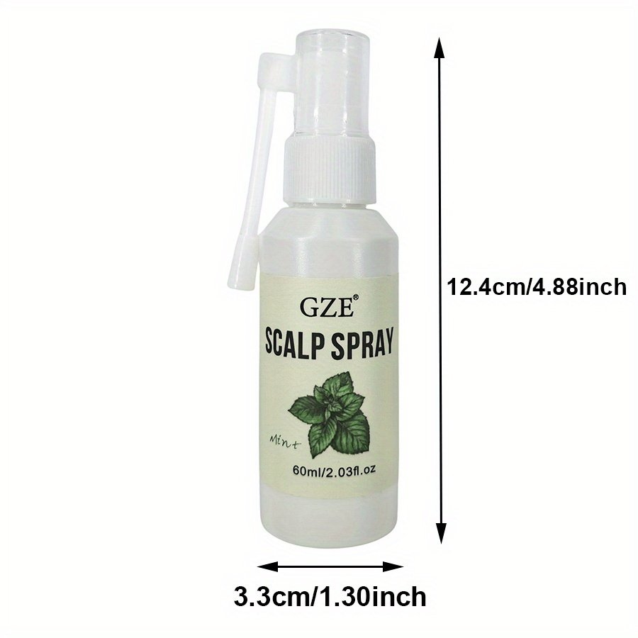 GZE Spray capillaire - Après-shampoing sans rinçage Élimine les pellicules et enlève les joues pour la peau, hommes et femmes