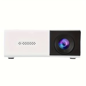 Mini projecteur 1080P, alimenté par USB avec télécommande, projecteur de cinéma 16:9 pour home cinéma, films en plein air