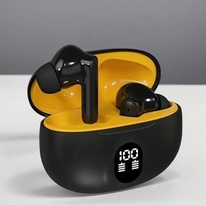 LANXUN Nouveaux Écouteurs Sans Fil, Réduction Active du Bruit Intra-Auriculaires, Contrôle Intégré, Autonomie , Léger