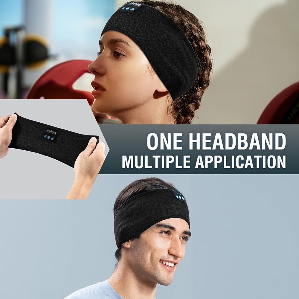 Écouteurs Sans Fil Anti-Bruit, Pliables pour Dormir avec Microphone, Design Ultra-Mince , Idéal pour Bureau/Voyage/Jeu/Dortoir