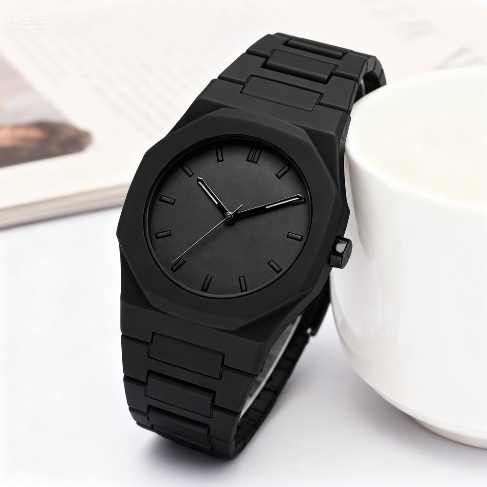Ensemble de deux montres sans boite - Montres à quartz minimalistes et modernes , parfaites pour une tenue décontractée et formelle