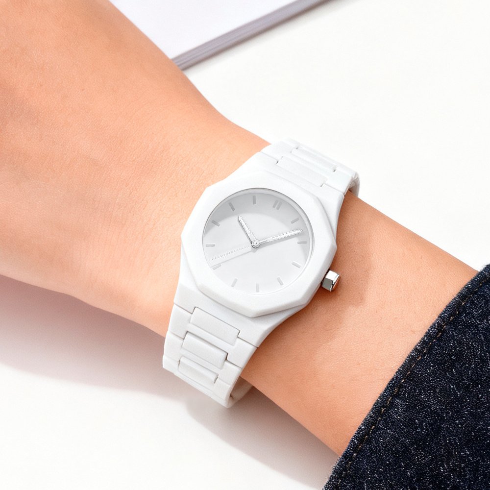 Ensemble de deux montres sans boite - Montres à quartz minimalistes et modernes , parfaites pour une tenue décontractée et formelle