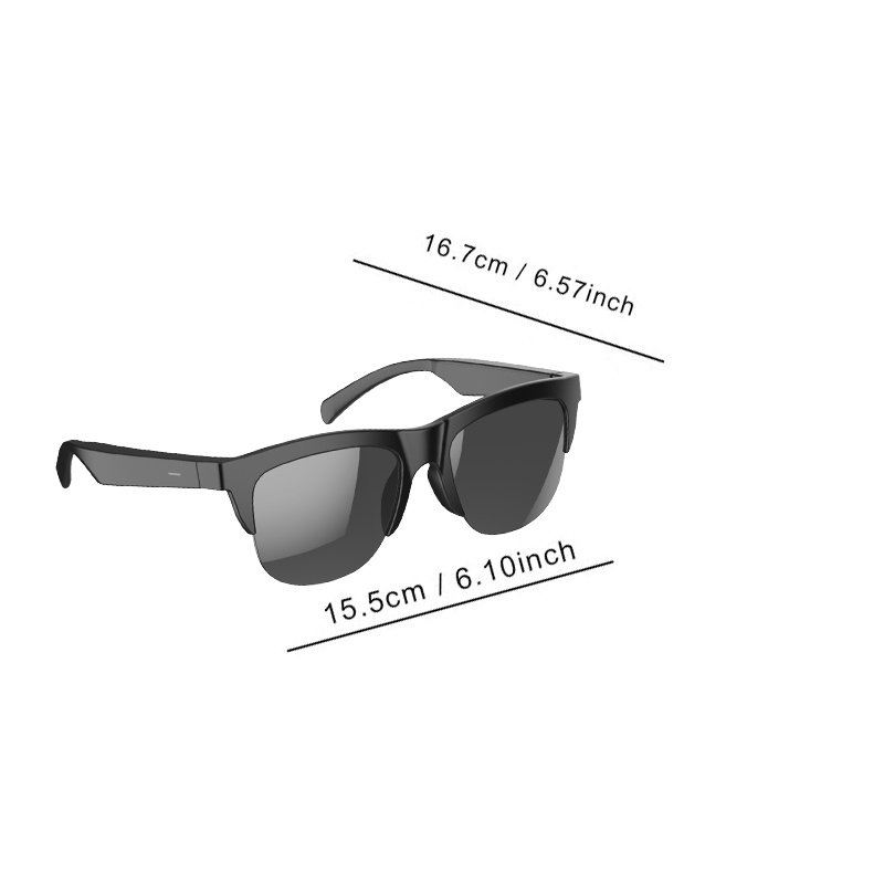 Nouvelles Lunettes Sans Fil Intelligentes, Technologie Noire , Son HiFi, Stéréo HD, Autonomie Ultra-Longue, Batterie à Longue Durée, Monture Légère et Tendance