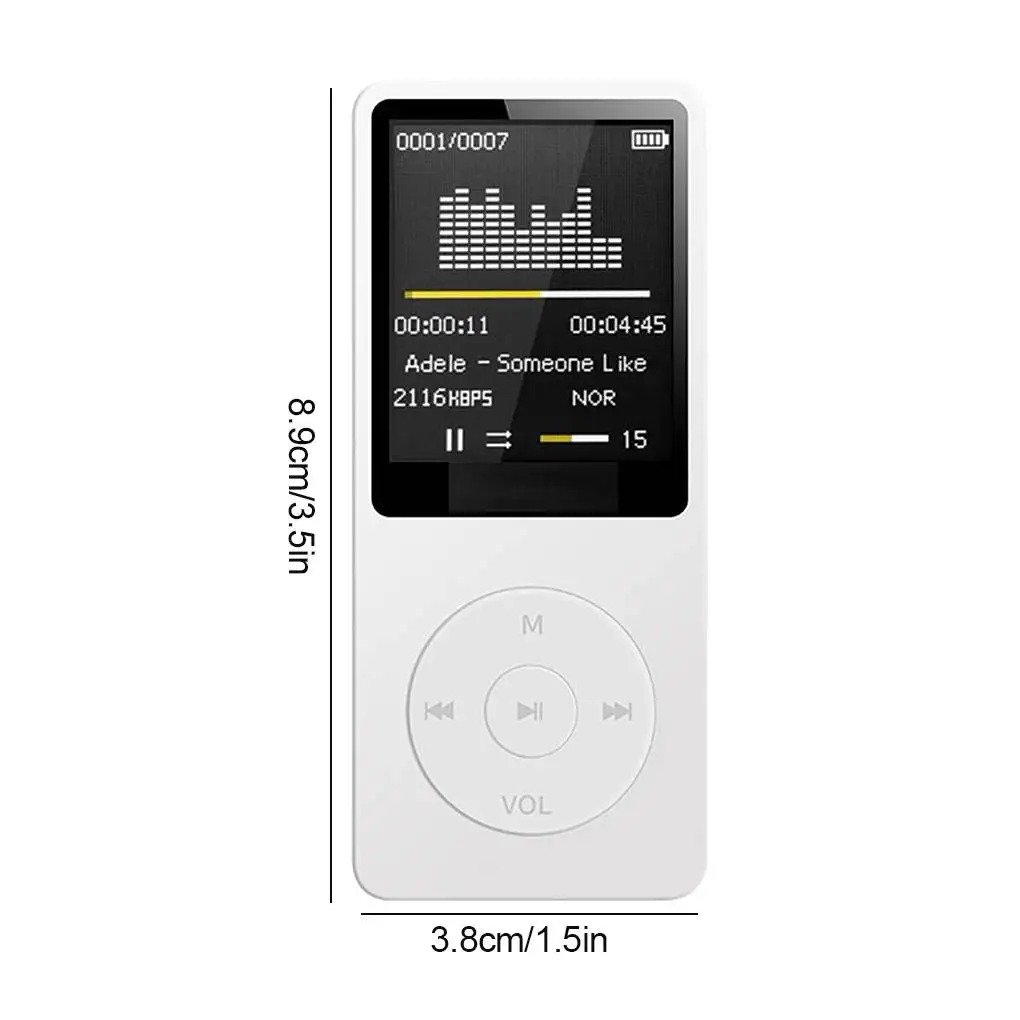 Lecteur MP3 Portable, Rechargeable, de musique de Sport de poche sans perte avec microphone