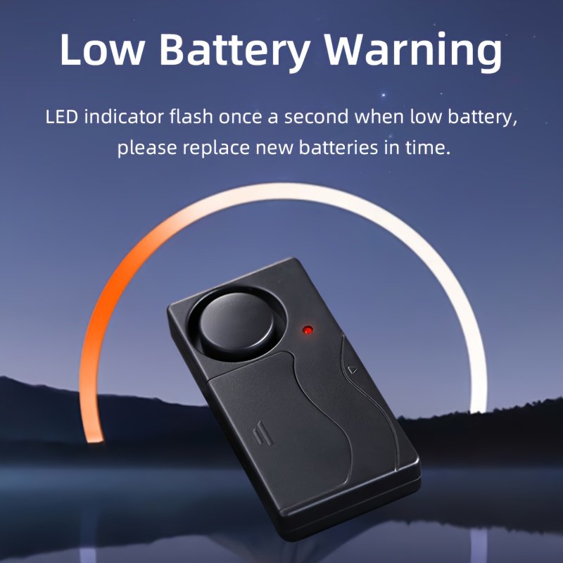 YNF 110Db Alarme Anti-Vol à Vibration : Réglage de Sensibilité à 10 Niveaux, Télécommande Sans Fil | Compatible avec Voiture,Vélo, Moto
