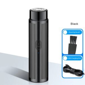 Rasoir électrique rechargeable USB, longue durée, portable, lavable, rechargeable