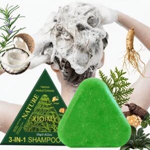Savon 10-en-1 instant anti-frisottis et anti-casse à base de herbe , formule à base de plantes, mélange nourrissant, renforcement des racines