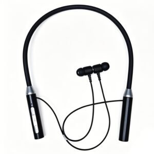 Écouteur sans fil à montage au cou, chargement 200 mAh , de sport pratiques avec microphone adaptés à la vie quotidienne